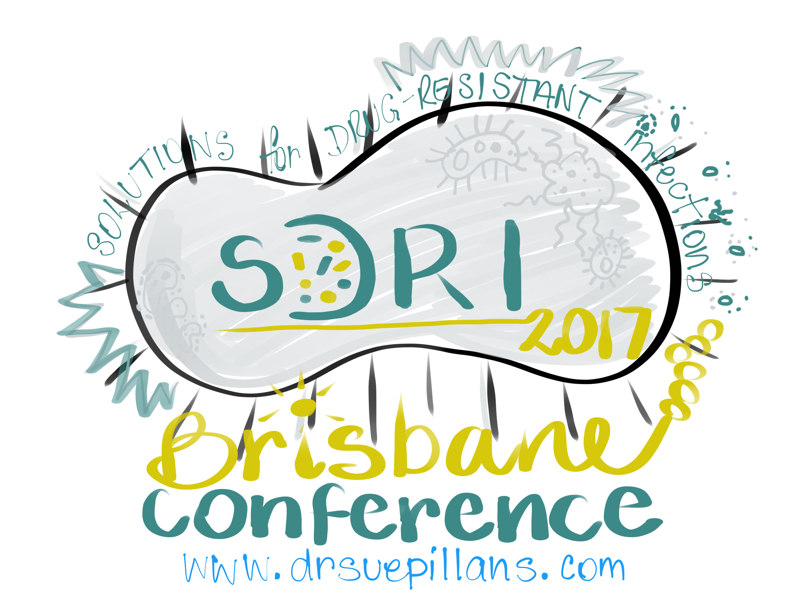 SDRI 2017 logo drawn by Sue Pillans